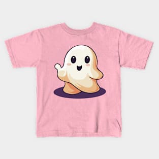 Trick or treat kawaii ghost Kids T-Shirt